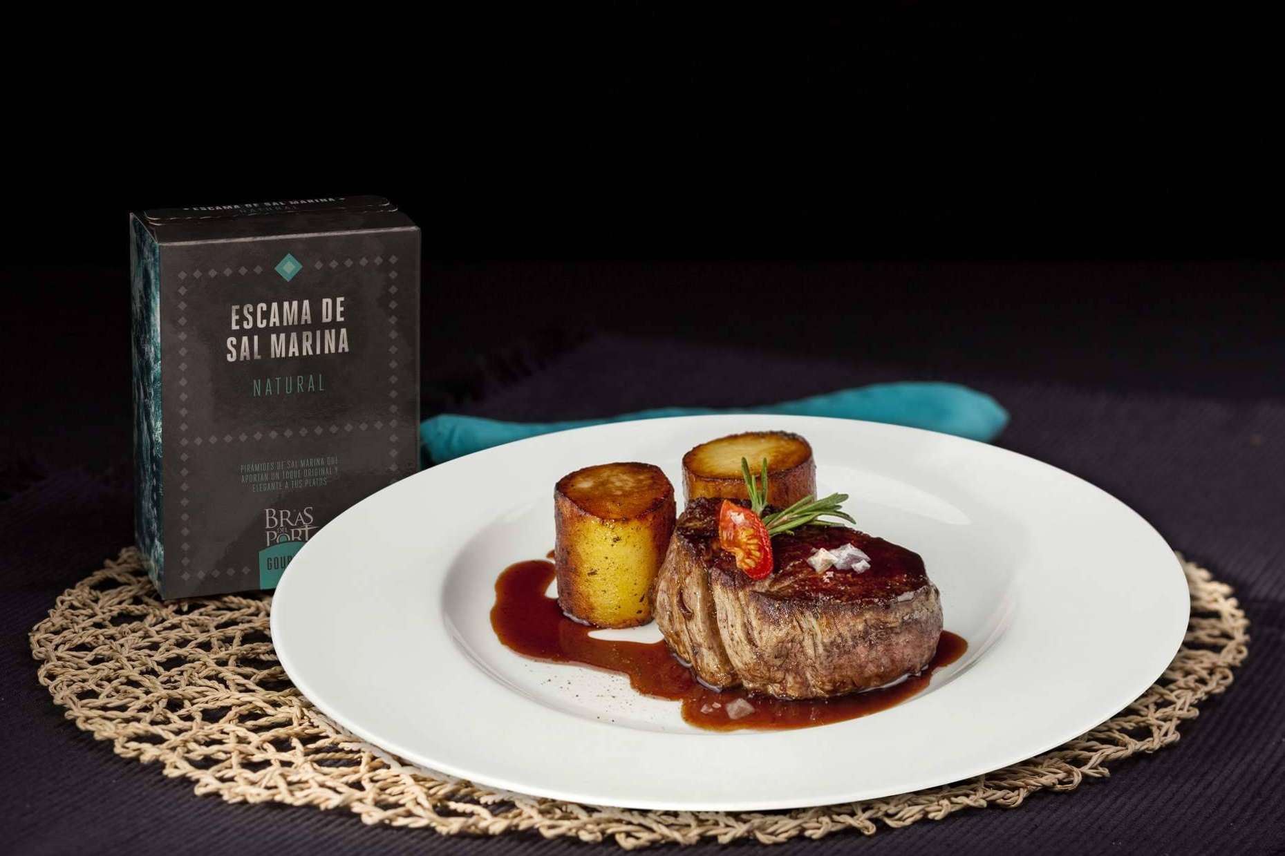 El sabor de los platos, realzado con un toque crujiente y salado