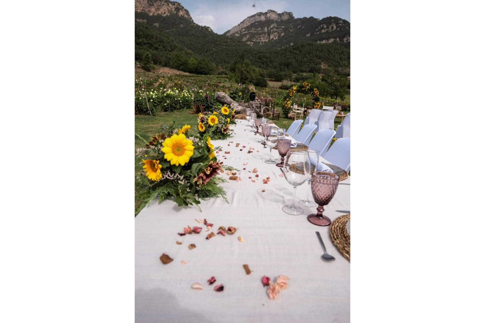 Celebrar bodas al aire libre inolvidables en Niudàlia