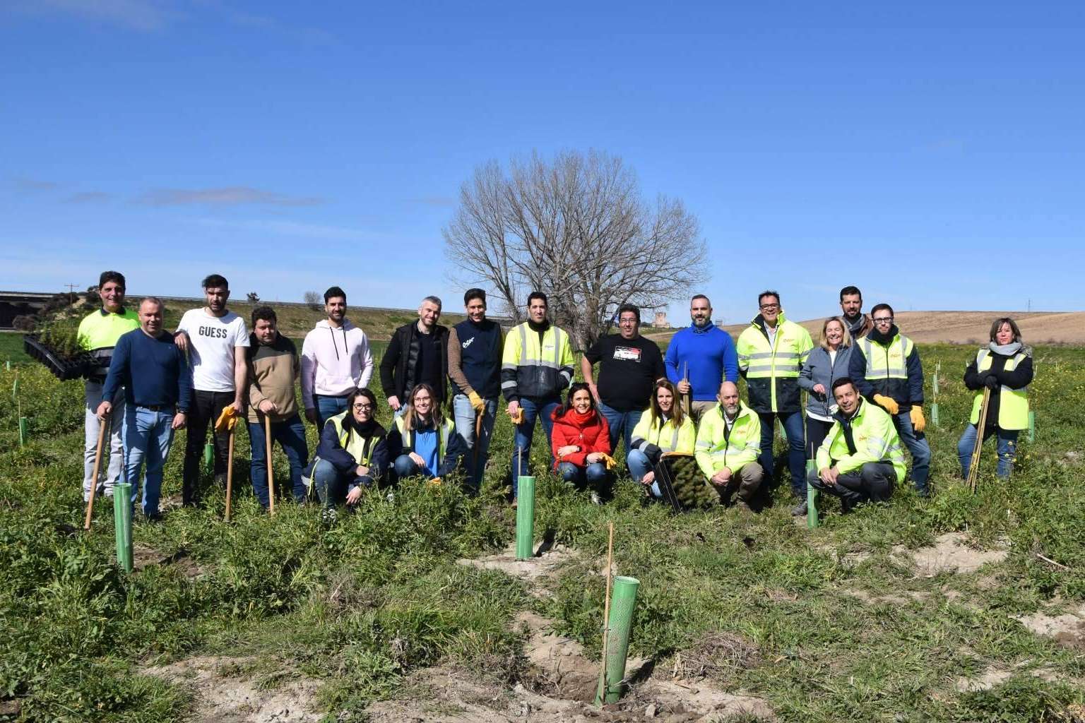 CO2 GESTIÓN inaugura junto a ACOR la plantación de 1.000 árboles