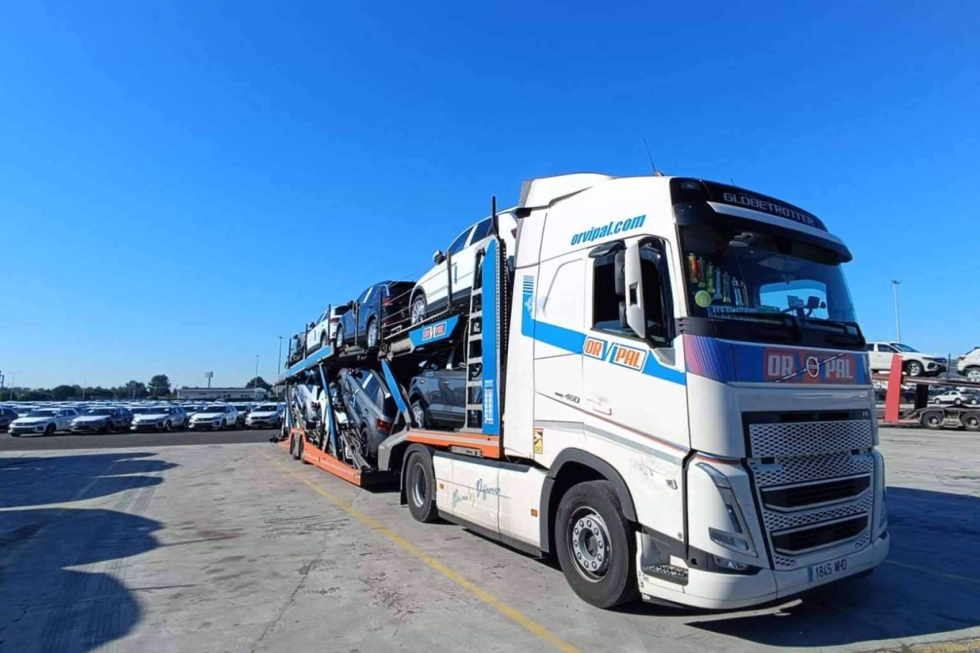 Orvipal, la compañía de transporte de coches en España