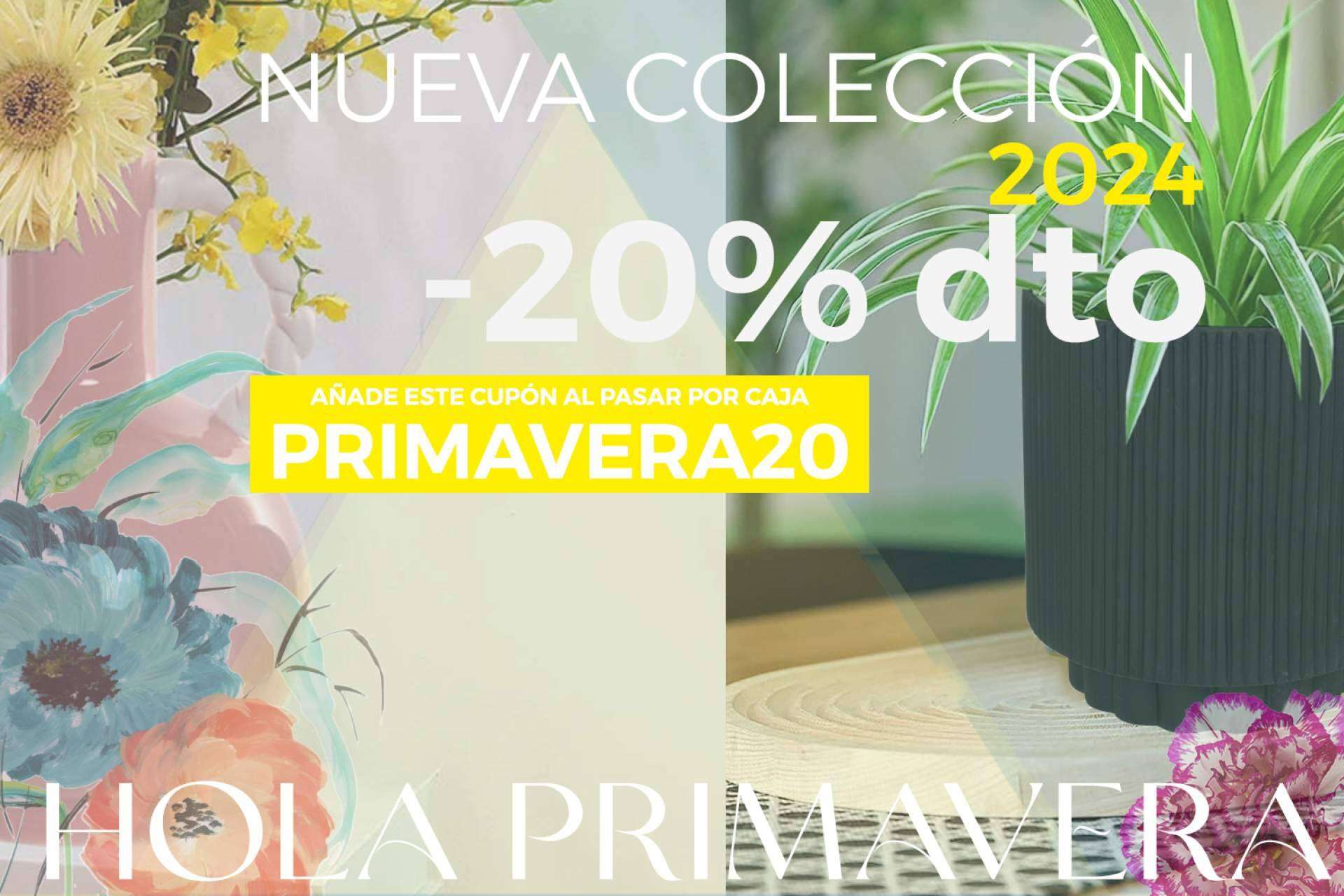 Nueva colección de decoración para primavera, con Hogar y Más