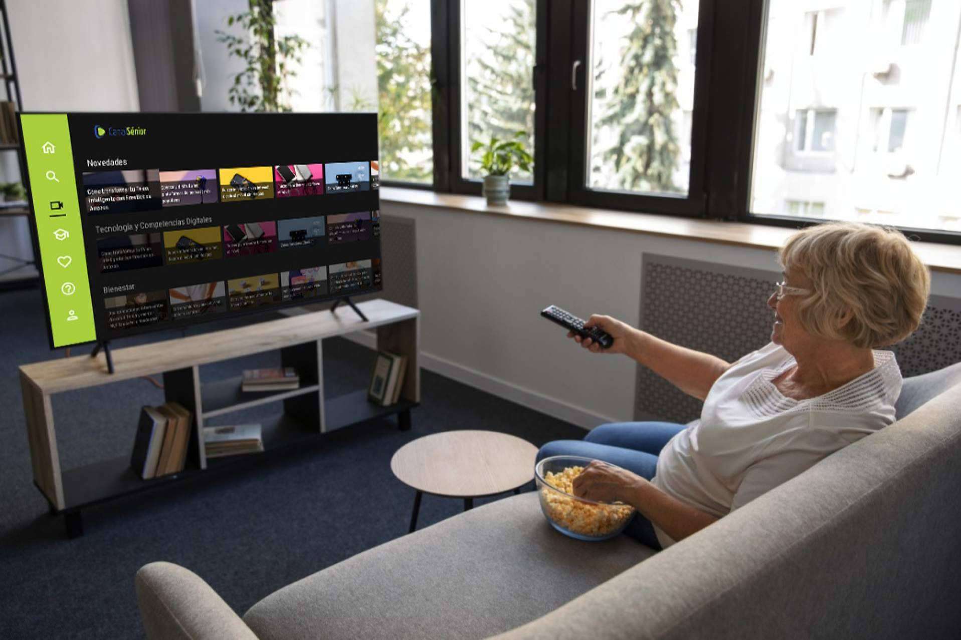 La primera plataforma de entretenimiento para séniors en Smart TV, lanzada por Canal Sénior