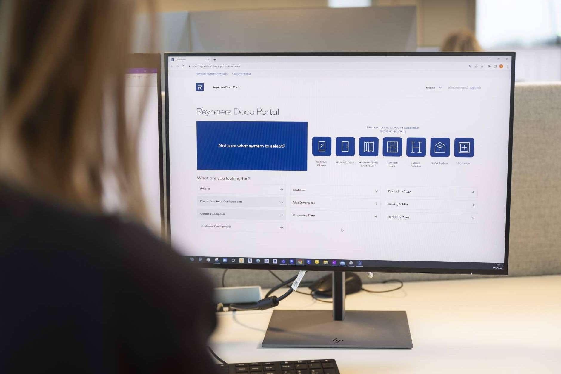 Docu Portal de Reynaers Aluminium; La solución digital para la gestión de información técnica