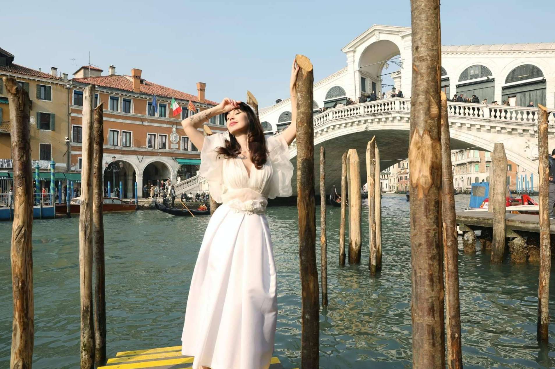 La diseñadora madrileña Valérie Moreau deslumbra en Venecia