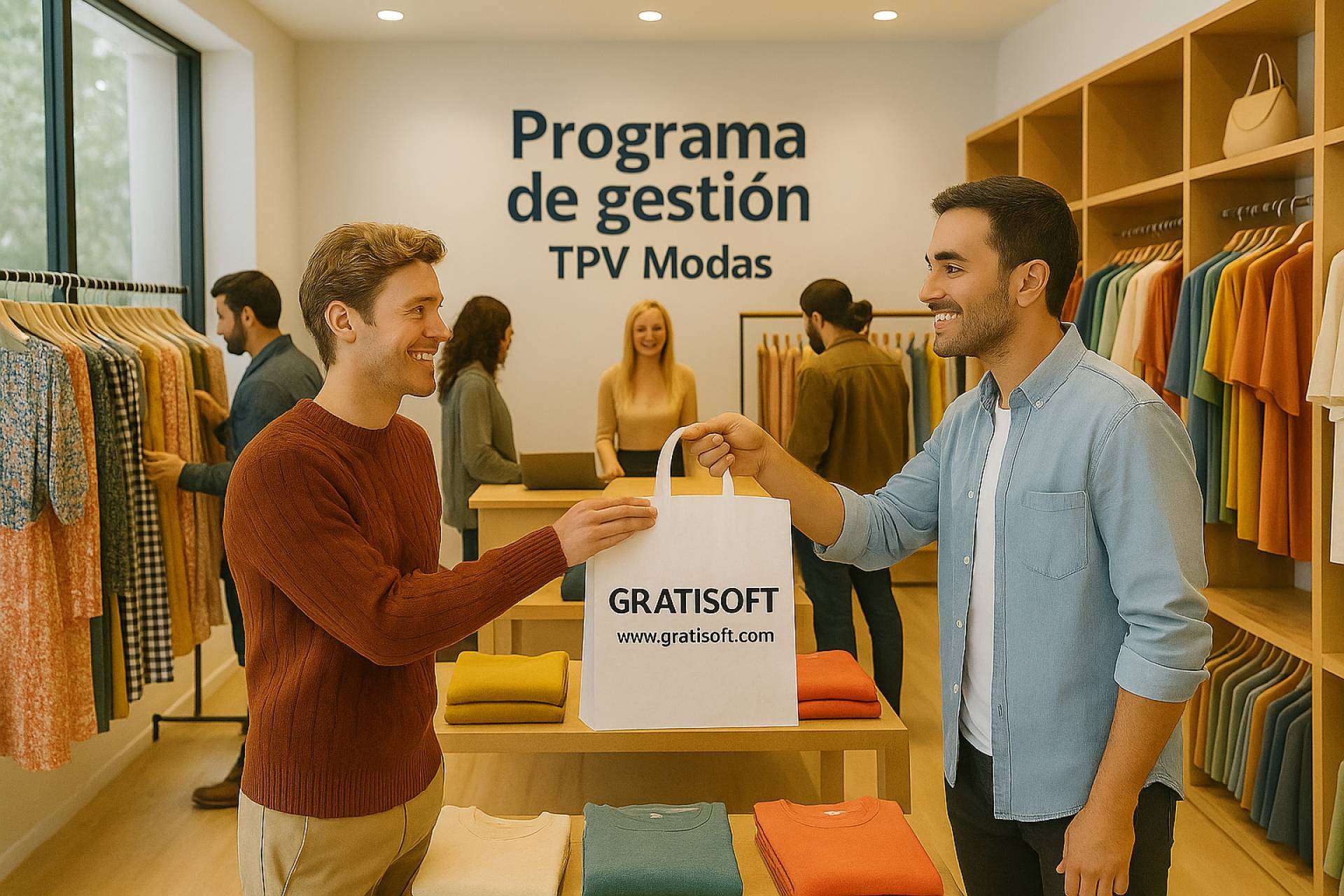 TPV Modas de Gratisoft; control total sobre marcas, tallas y colores en un único sistema