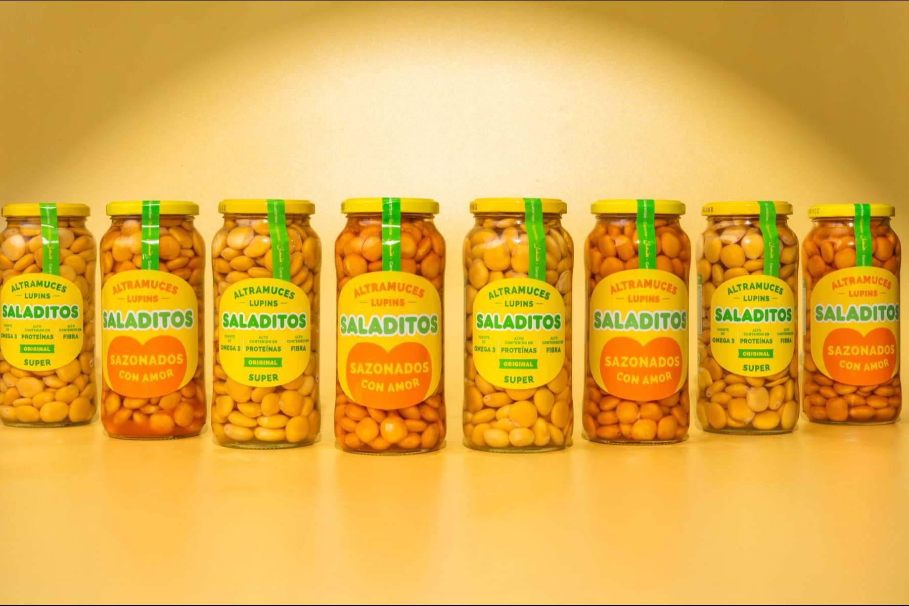 La textura y el sabor de los snacks crujientes de calidad, presentes en la propuesta de Saladitos