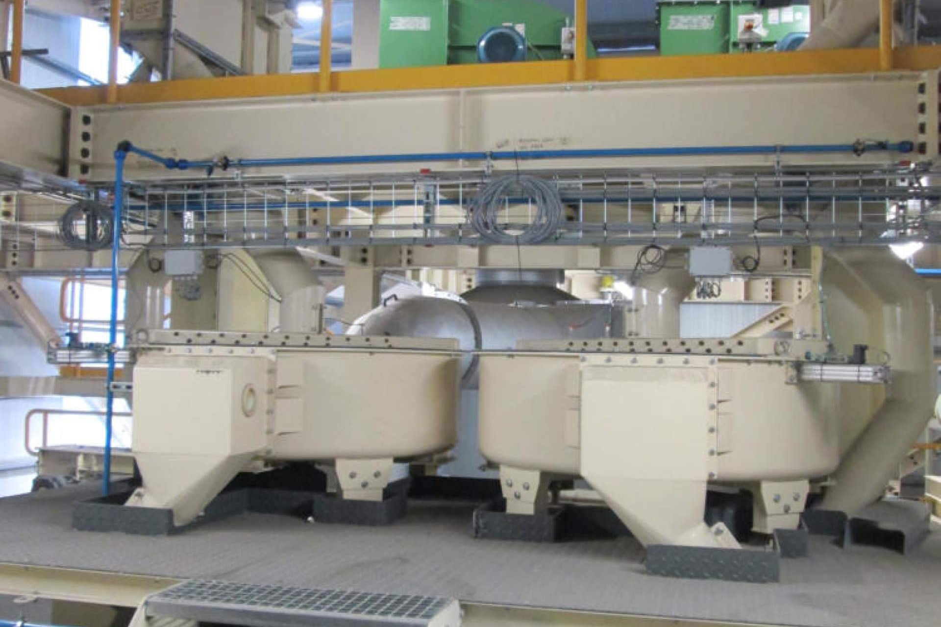 Cribas circulares con tamiz simple o doble; diseño y fabricación propia de CM Barreal