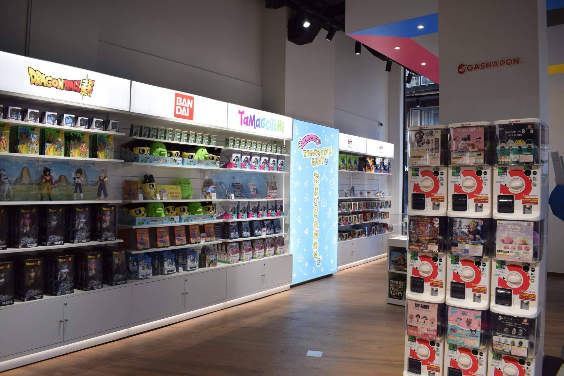 Bandai Namco abre una nueva tienda en Barcelona con figuras oficiales, preventas y ediciones limitadas