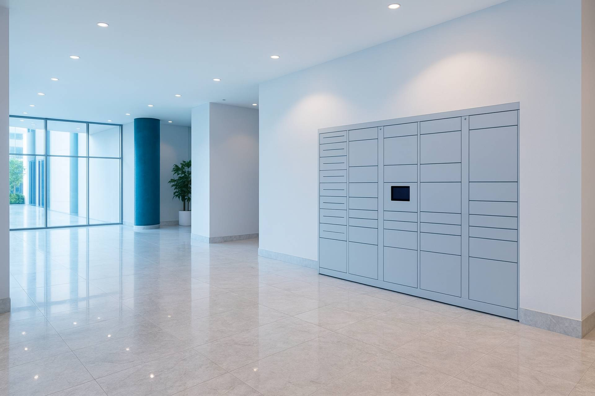 Soluciones modulares de Setroc, taquillas inteligentes para comercios digitales y recogida sin contacto