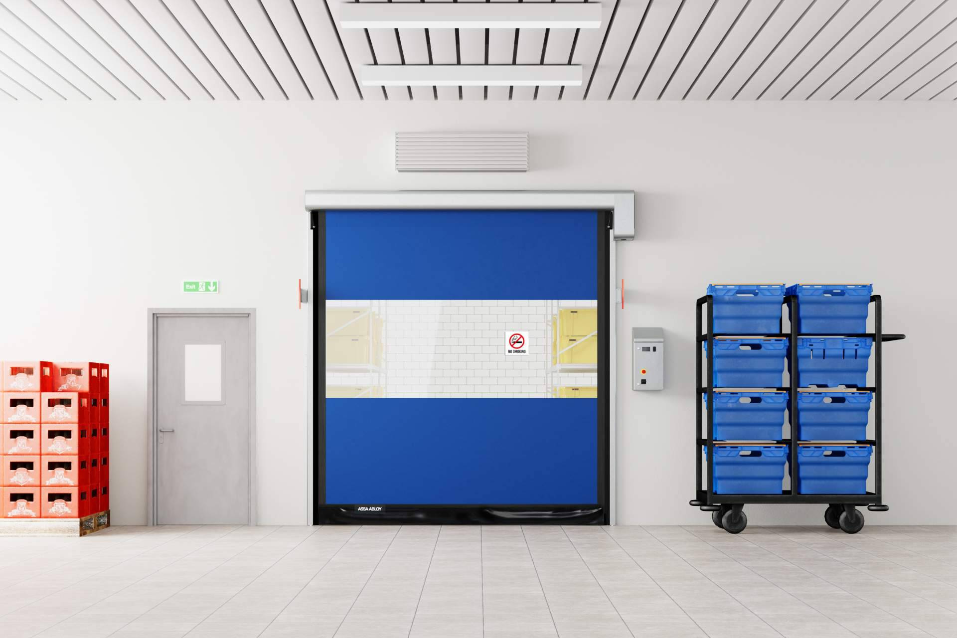 Las puertas rápidas de alto rendimiento de ASSA ABLOY optimizan accesos en múltiples sectores profesionales