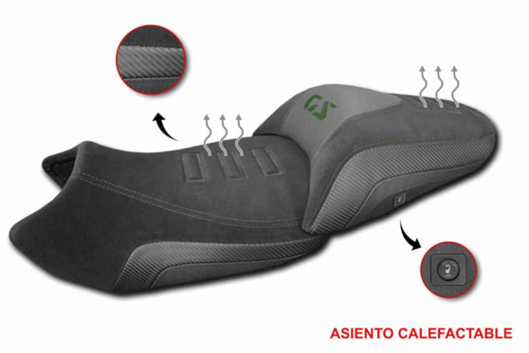 Los asientos calefactables para BMW R1300 GS ganan protagonismo con soluciones personalizadas de JM-Fundas