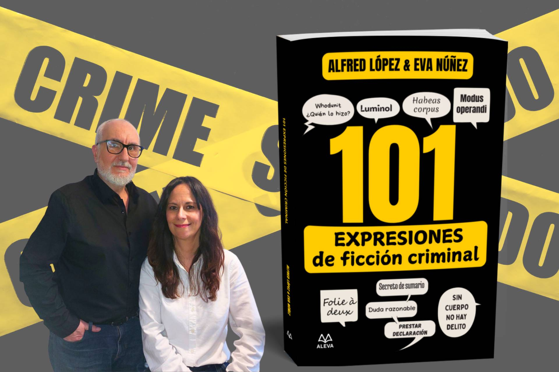 «101 EXPRESIONES de ficción criminal», el libro para fans de novela negra y true crime