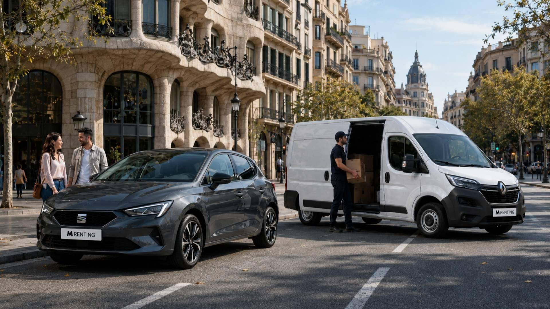 El renting de coches y furgonetas sin entrada gana terreno con la propuesta flexible de M Renting